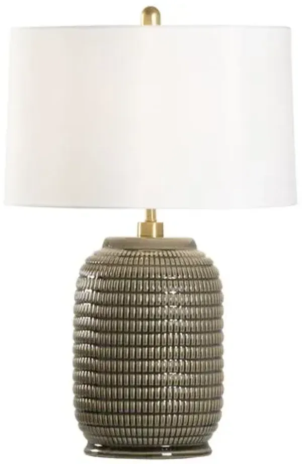 Cooper Ceramic Table Lamp - Gray - Chelsea House