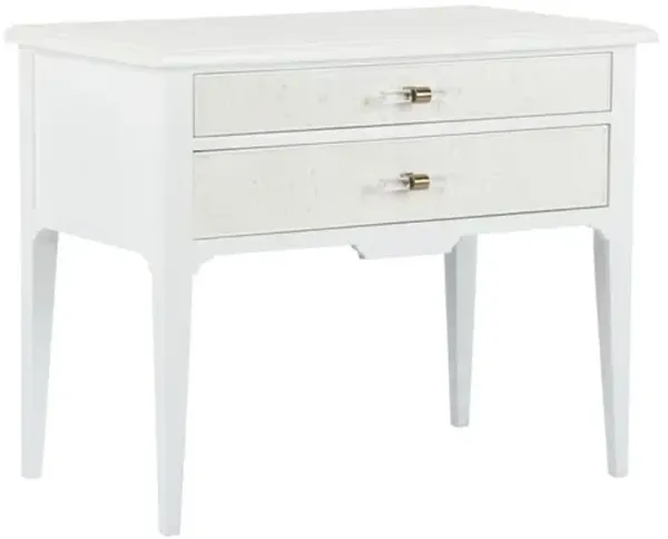 Georgian Lowboy Side Table - White - Chelsea House