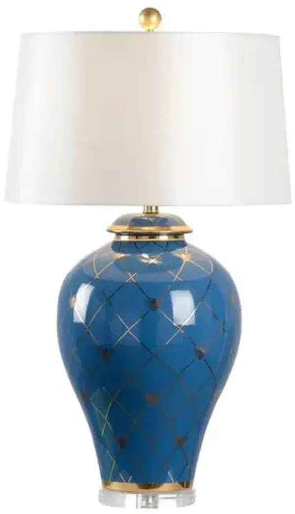Ginger Jar Royal Bee Ceramic Table Lamp - Chelsea House - Blue