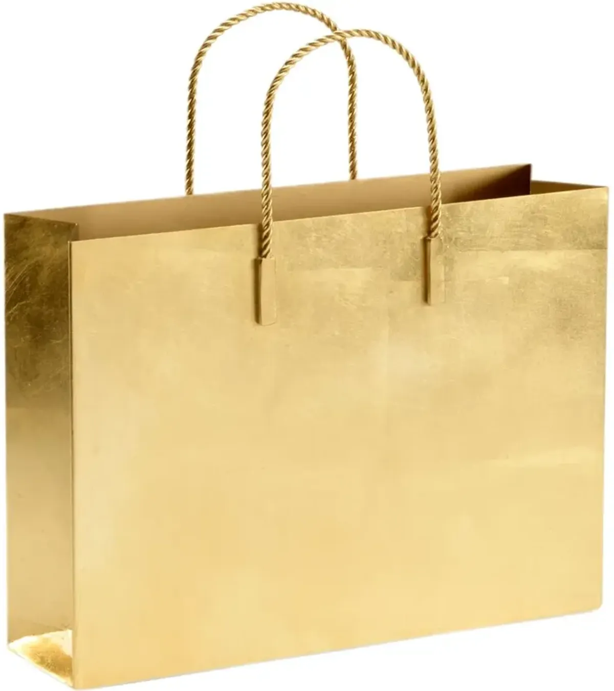 Gold Chic Tote Magazine Rack