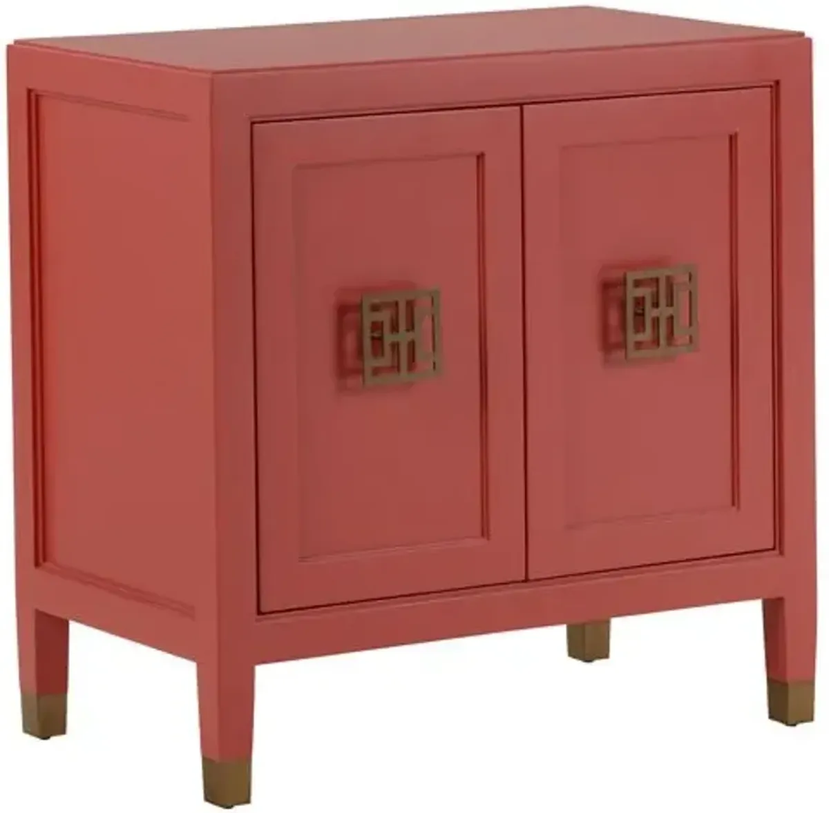 Jill Bedside Chest - Red - Chelsea House
