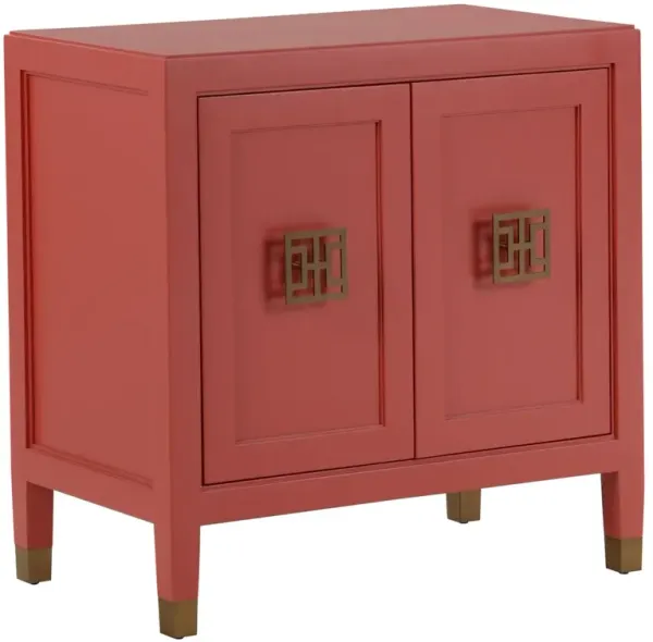 Jill Bedside Chest, Red