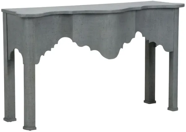 Kensington Raffia Console Table