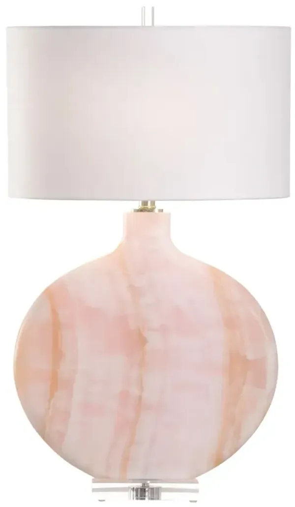 Lizzie Marble Table Lamp - Chelsea House - Pink