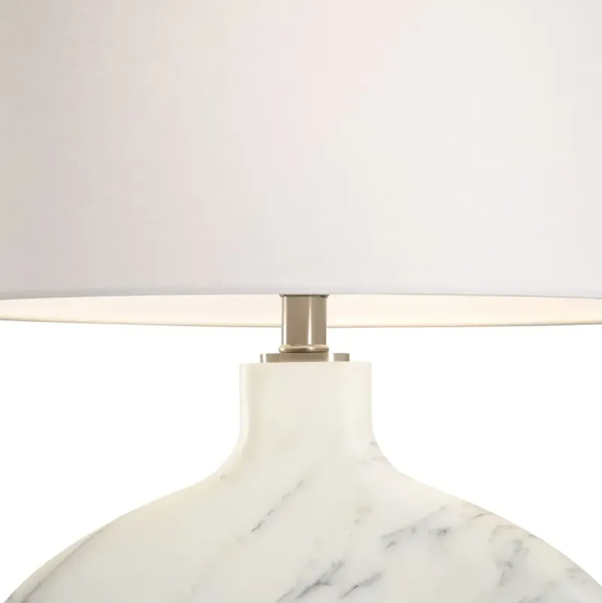 Lizzie Marble Table Lamp - Chelsea House - Gray