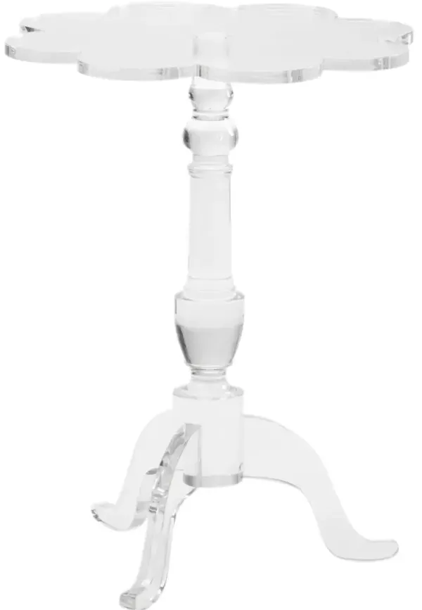 Mount Pleasant Acrylic Side Table, Clear