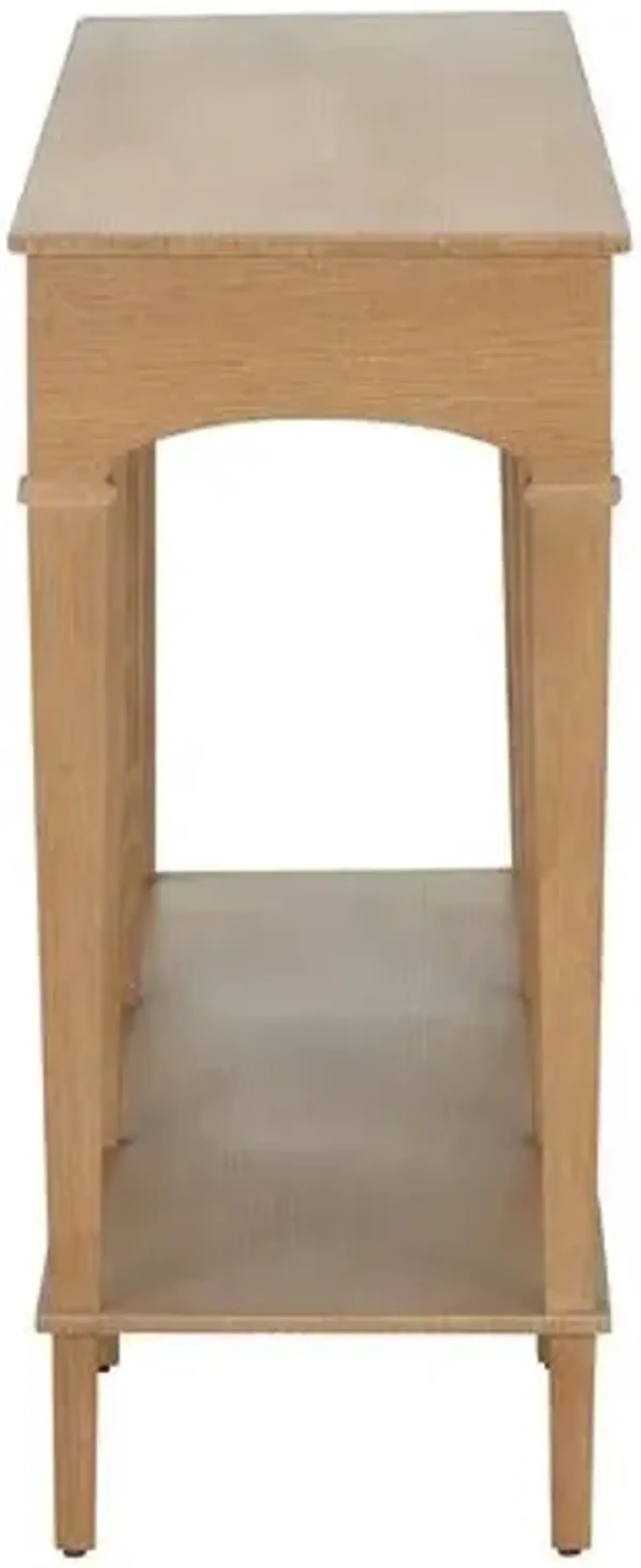 Oslo Oak Console Table - Chelsea House - Brown