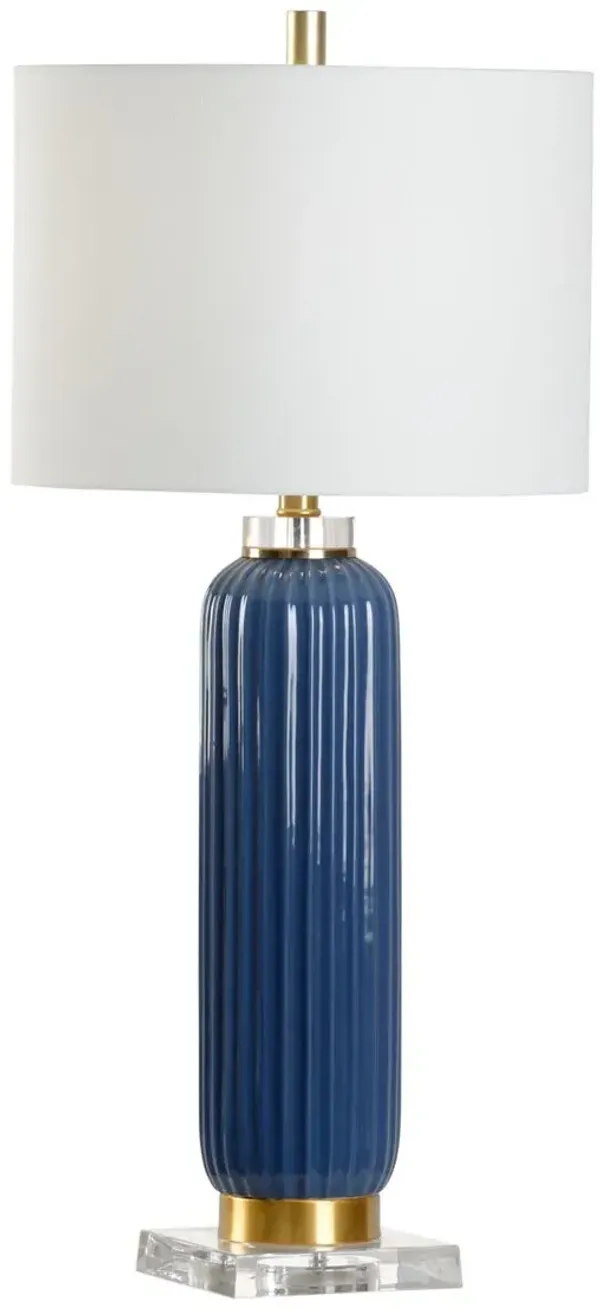 Samuel Fluted Ceramic Table Lamp