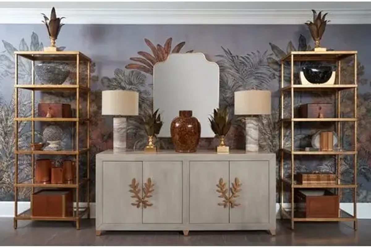 Tortoise Ceramic Vase - Brown - Chelsea House