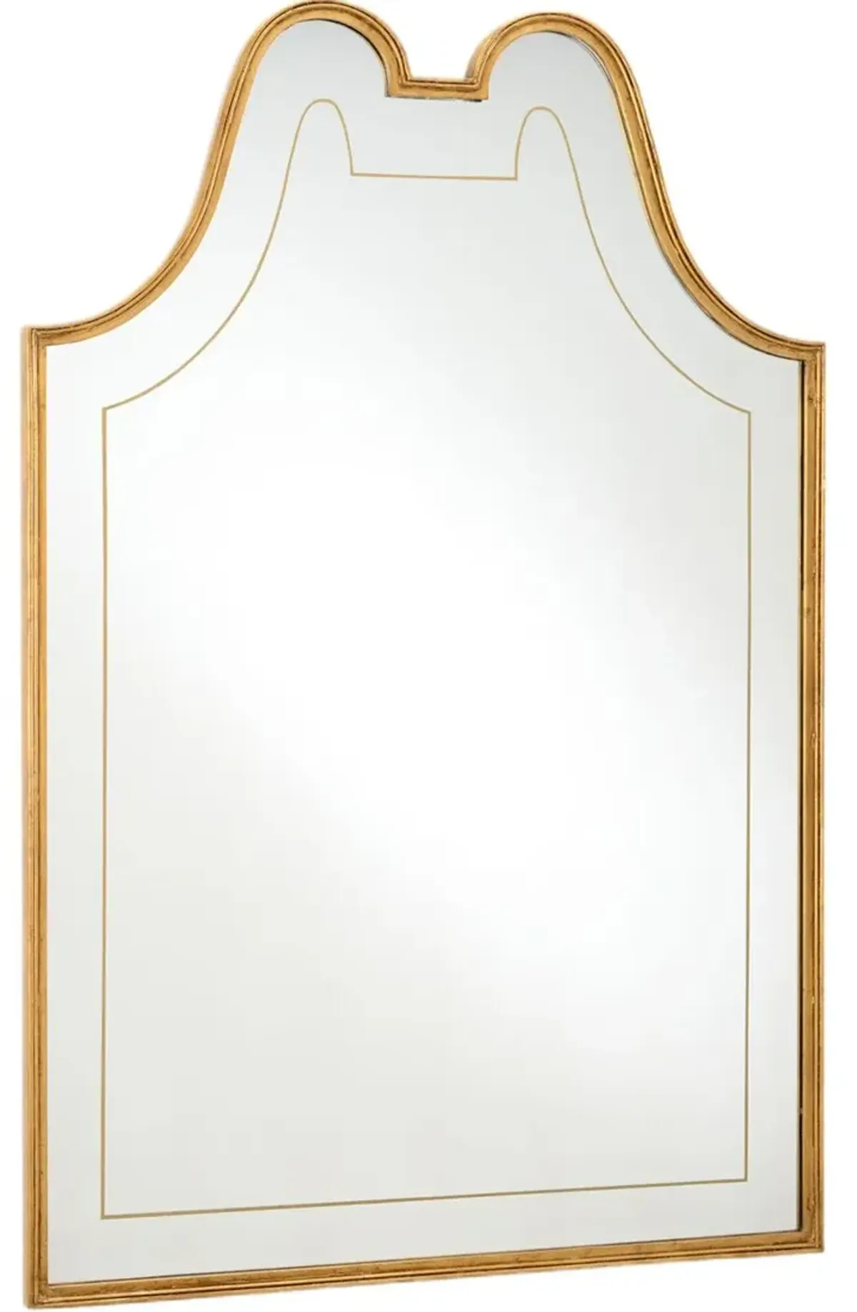 Victoria Hall Arched Wall Mirror, Gold