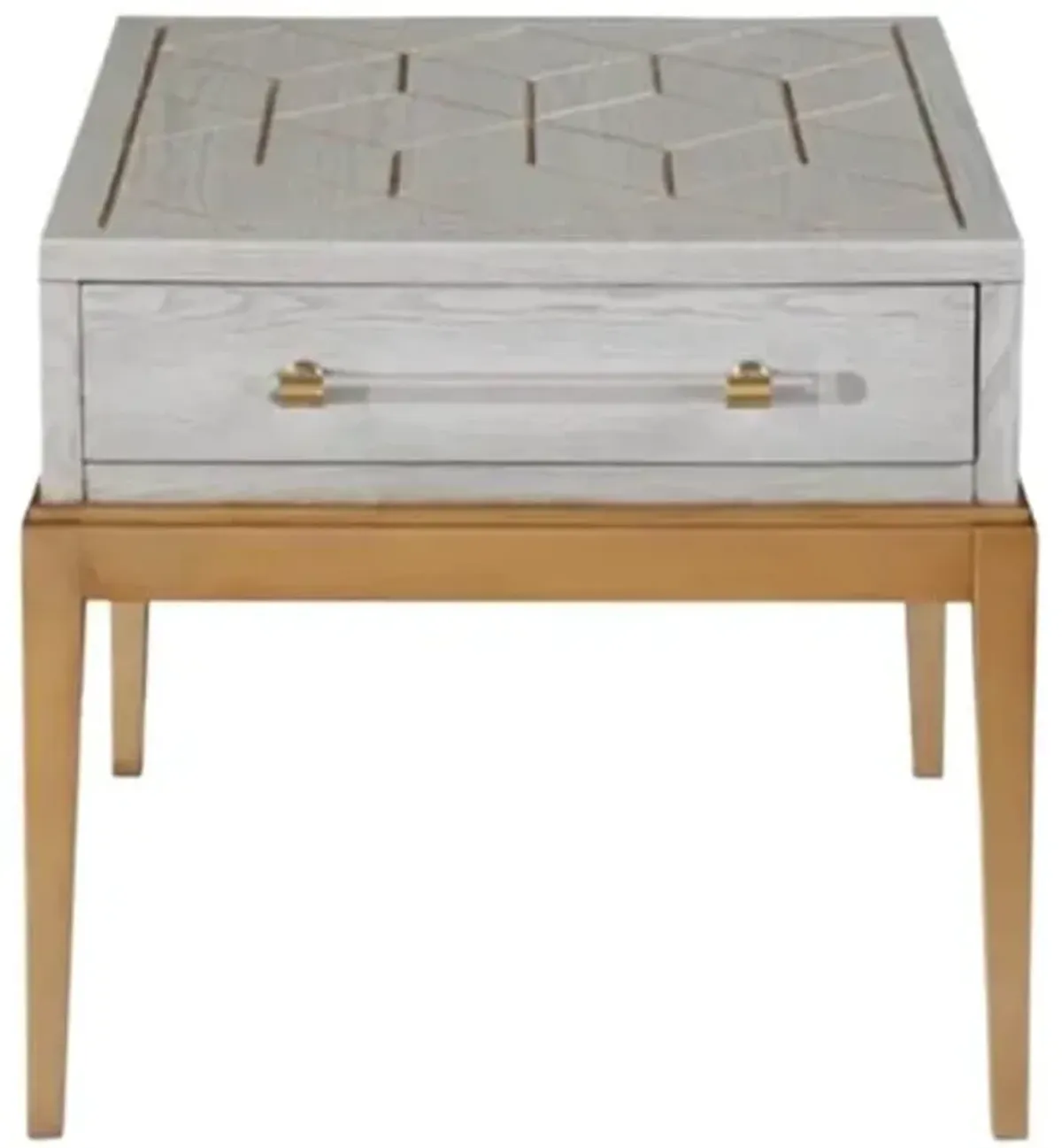 Orla 1-Drawer End Table - Gray