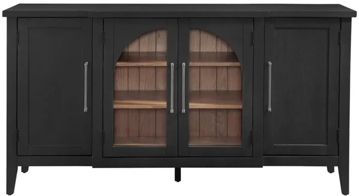 Elisabeth 4-Door Server, Black