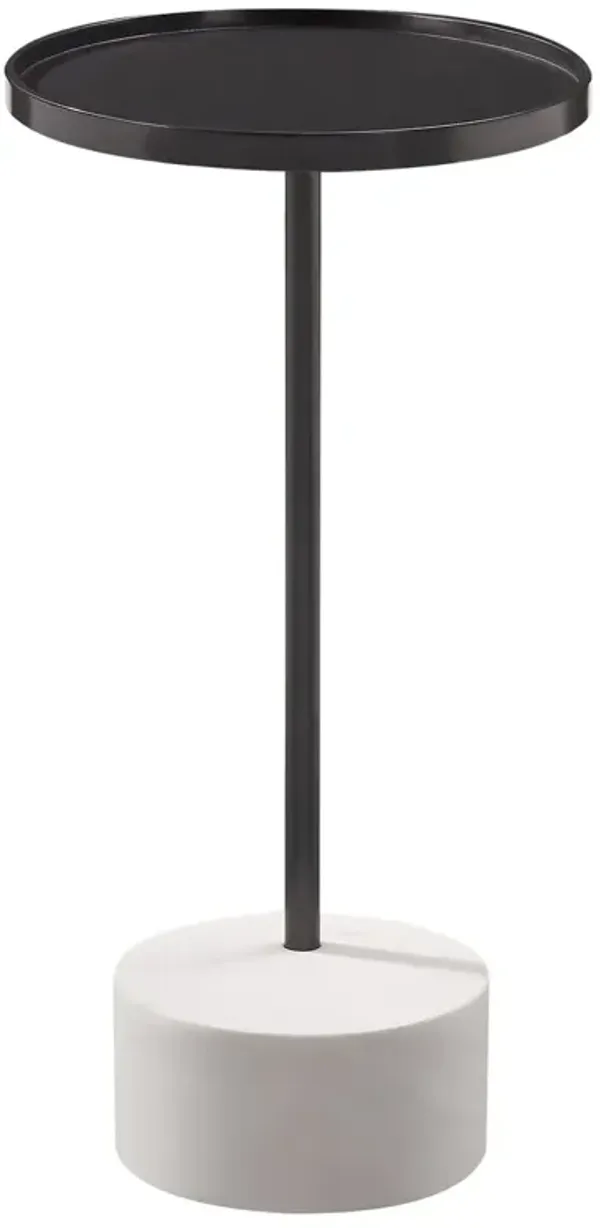 Joshua Marble Scatter Table, Bronze/White