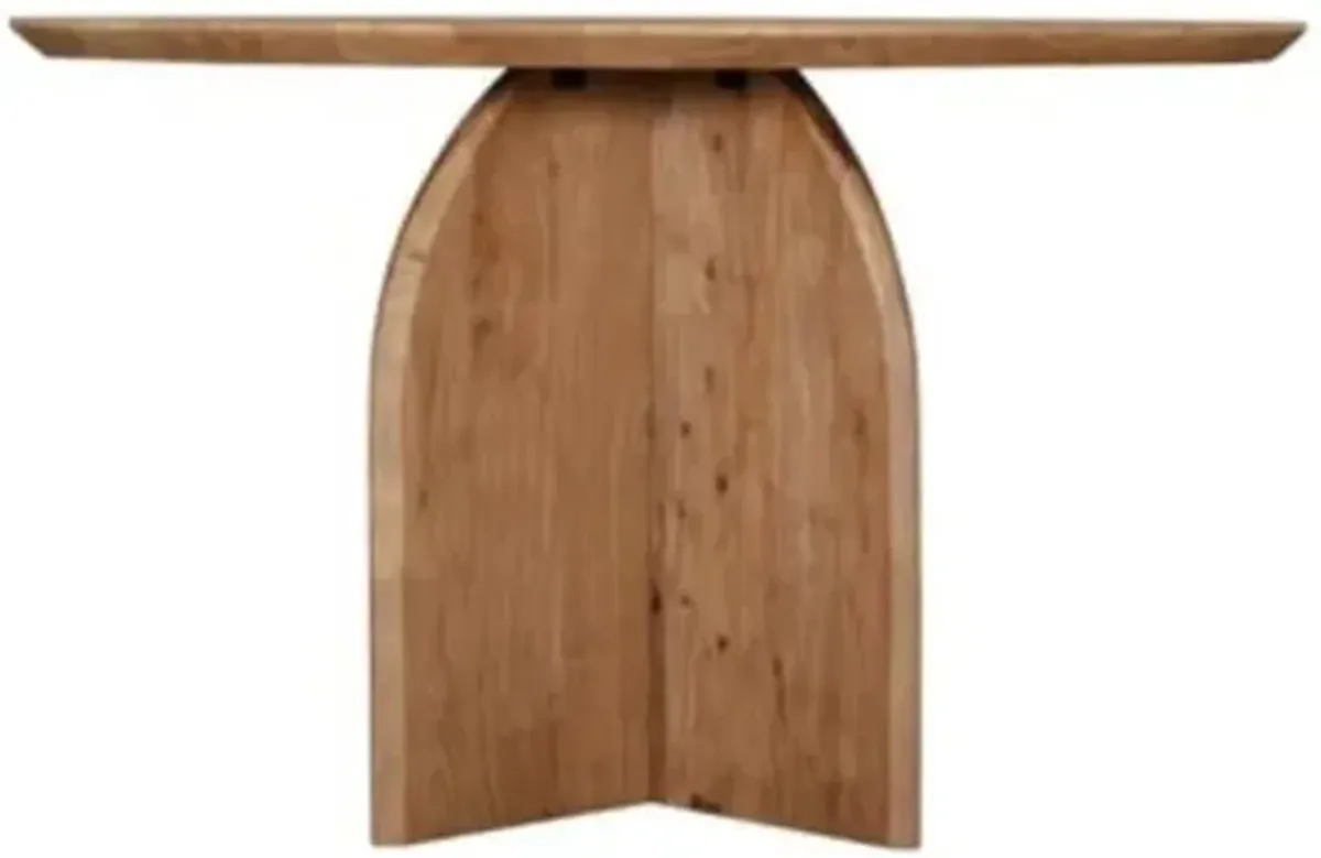 Keith 48" Round Dining Table - Natural Mango