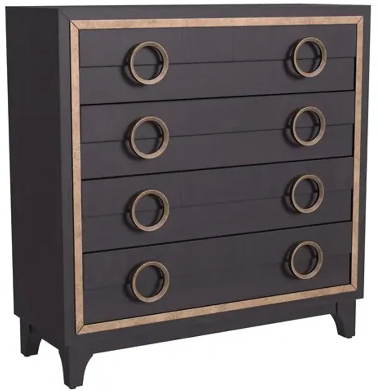 Angela 4-Drawer Hall Chest - Brown