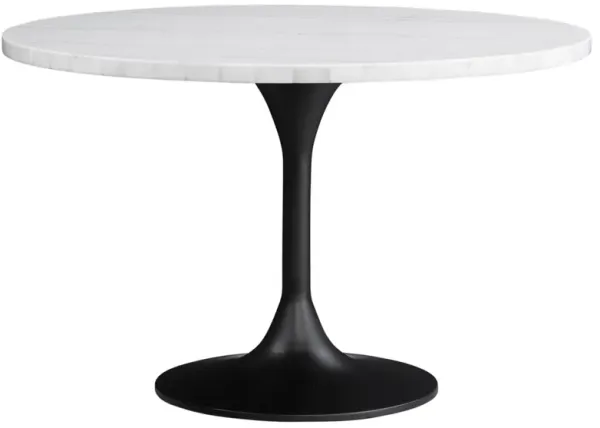 Amanda 48" Round Marble Top Dining Table