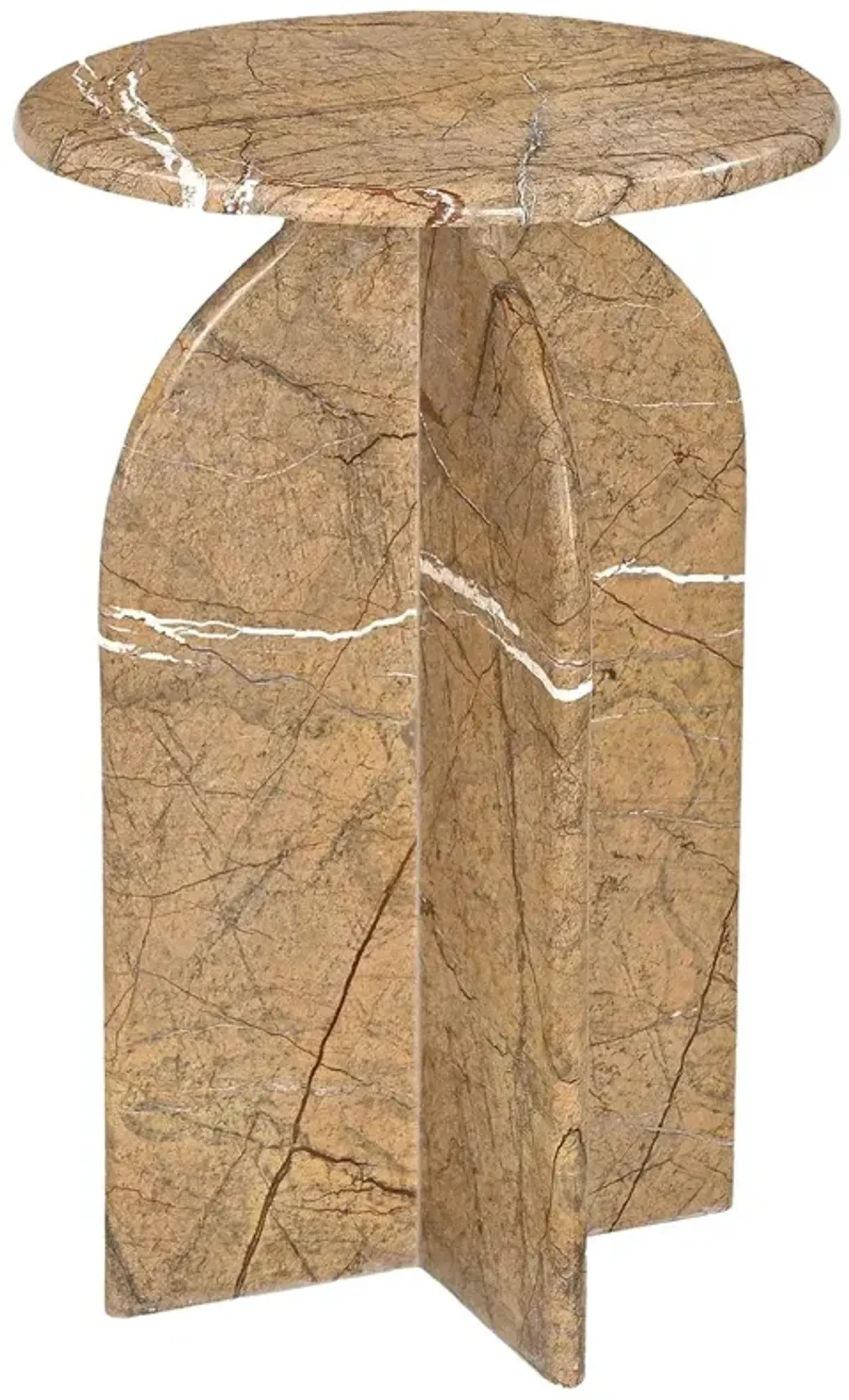 Aaron Marble Accent Table