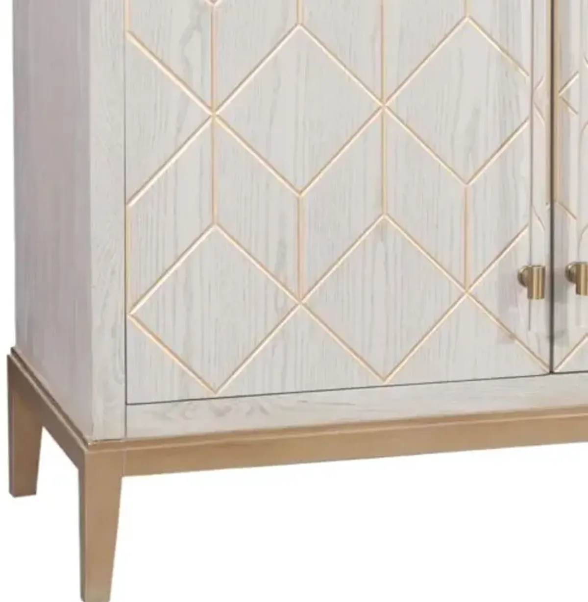 Orla 2-Door Bar Cabinet - White