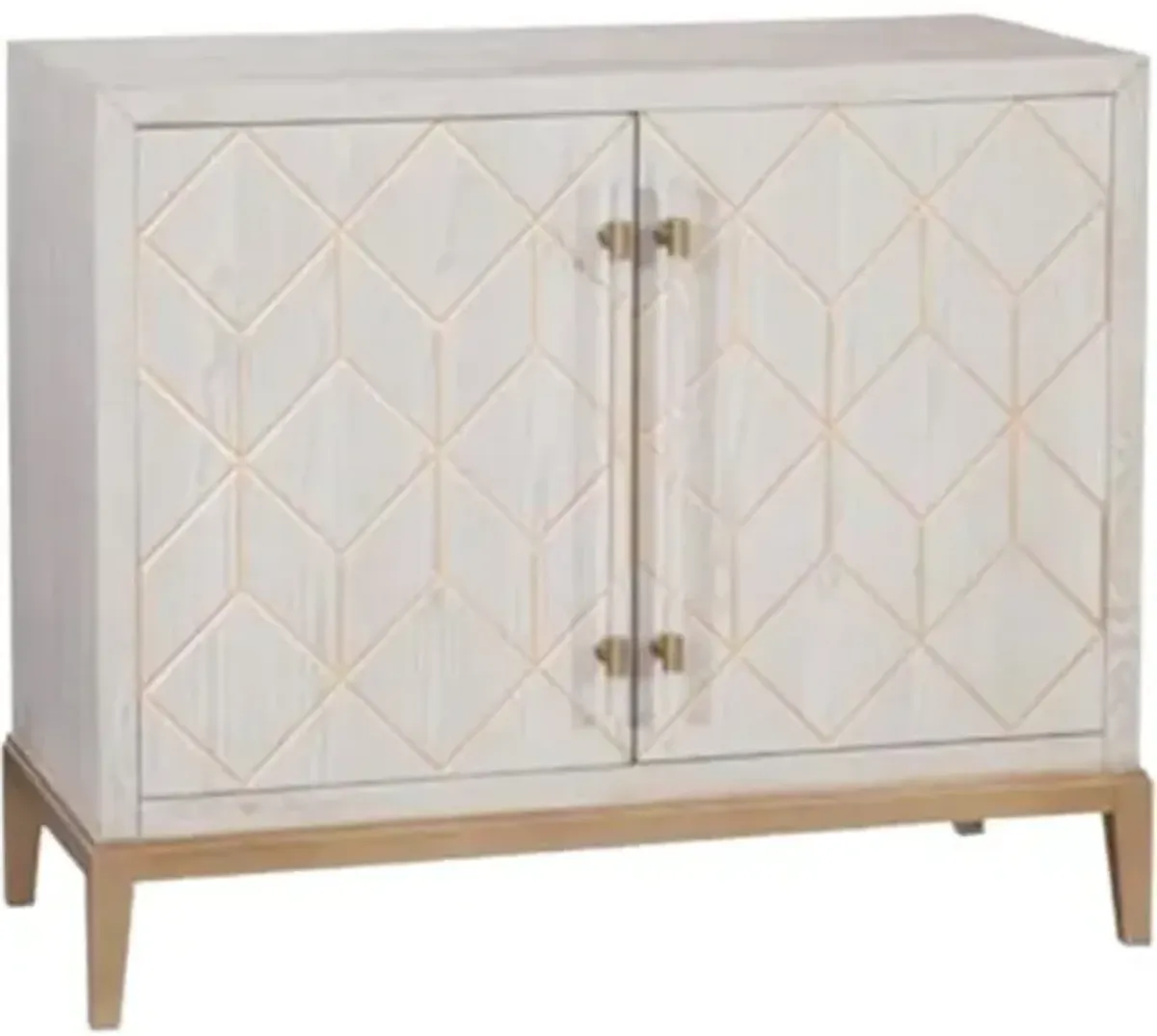 Orla 2-Door Bar Cabinet - White