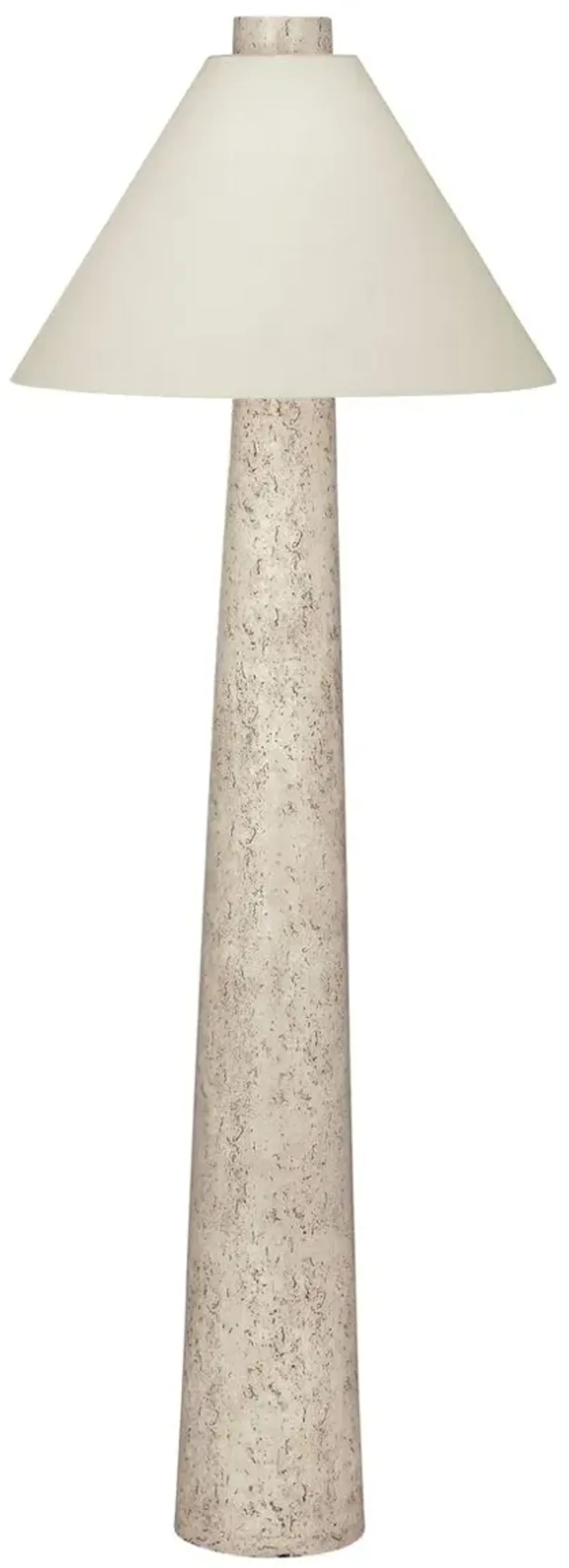 Russell Floor Lamp - Textured Cream