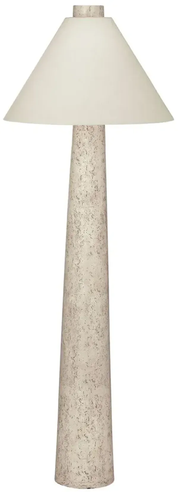 Russell Floor Lamp - Textured Cream