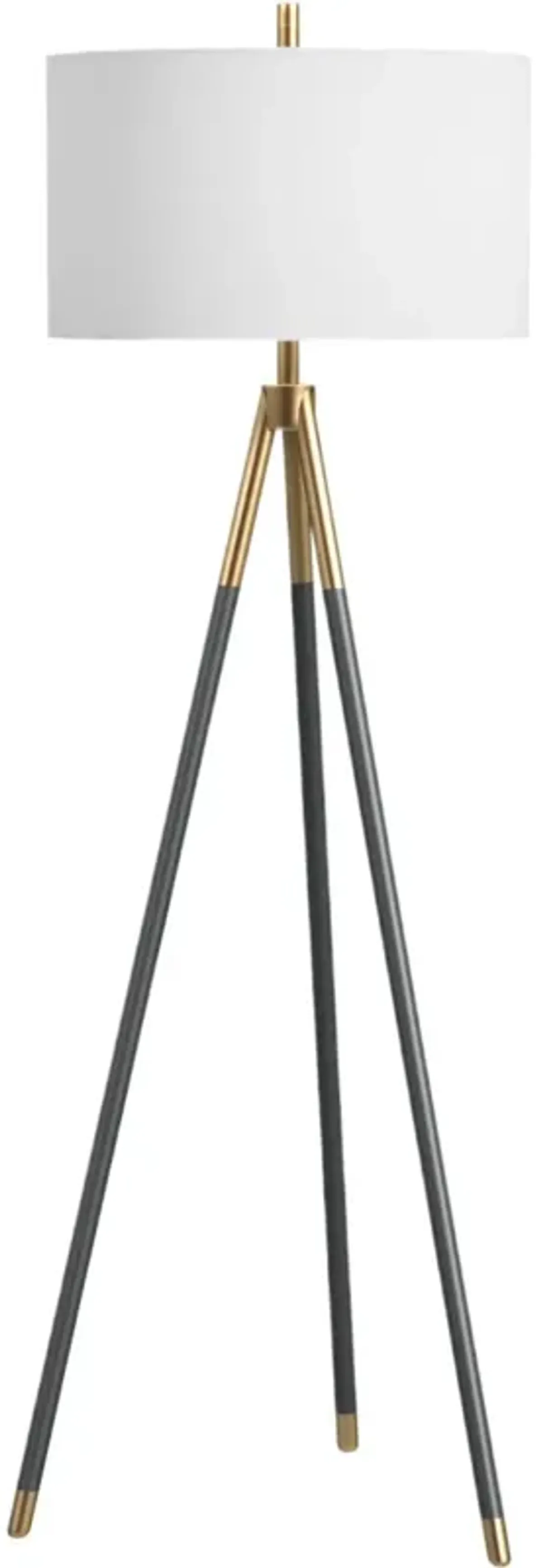 Clio Floor Lamp - Black/Gold
