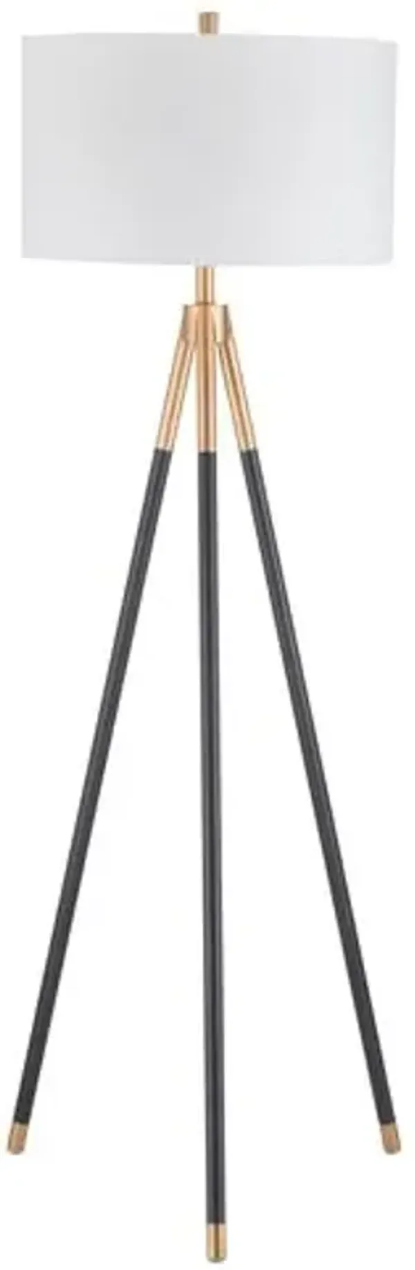 Clio Floor Lamp - Black/Gold