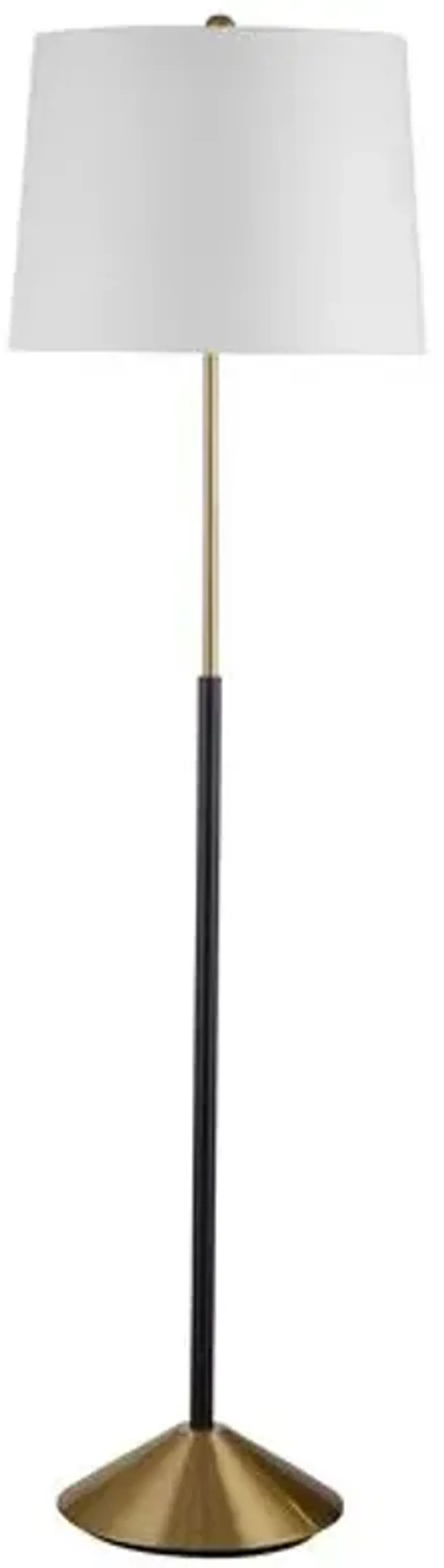 Nyra Floor Lamp - Black/Gold