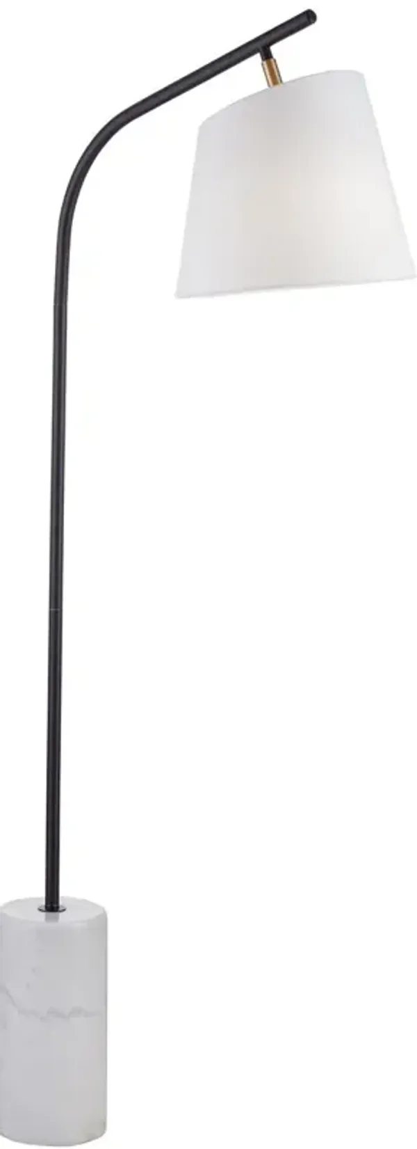 Tieran Marble Floor Lamp - Black/White