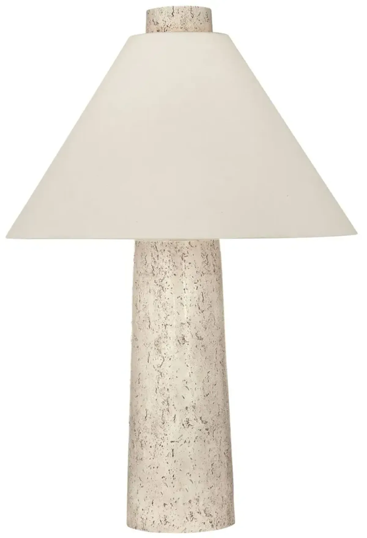 Nathan Table Lamp - Textured Cream - Beige