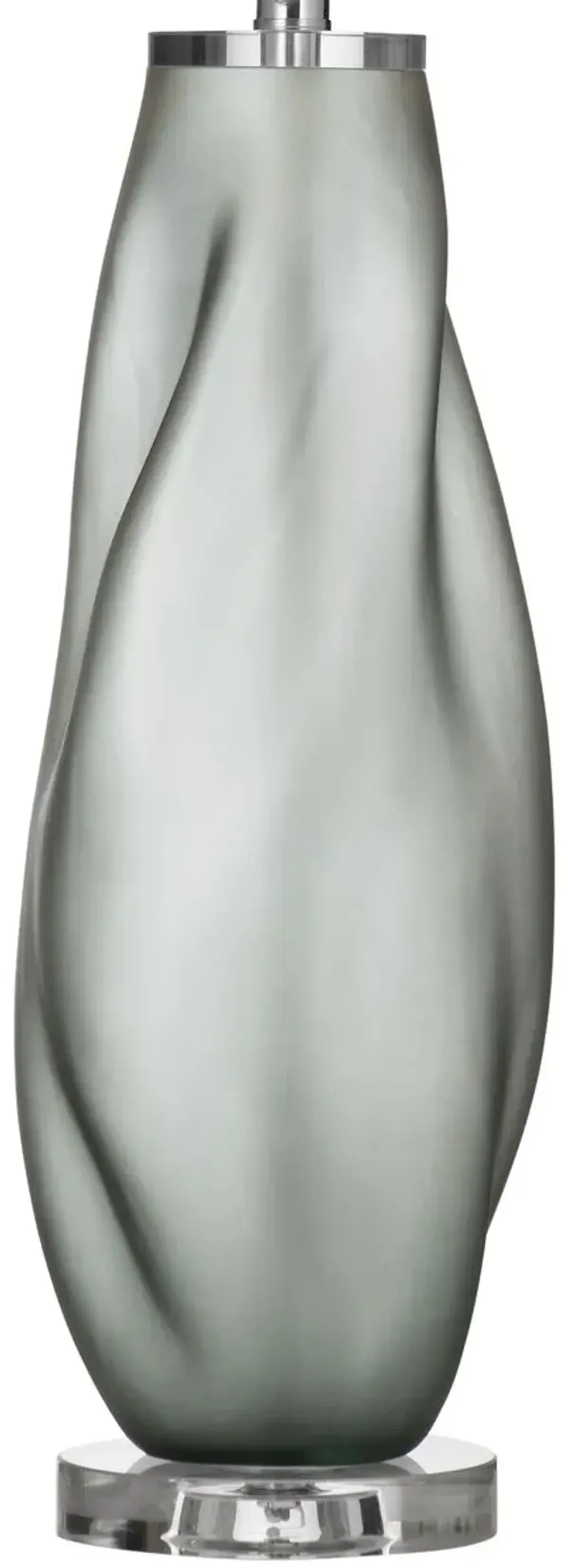Elizabeth Glass Table Lamp - Gray