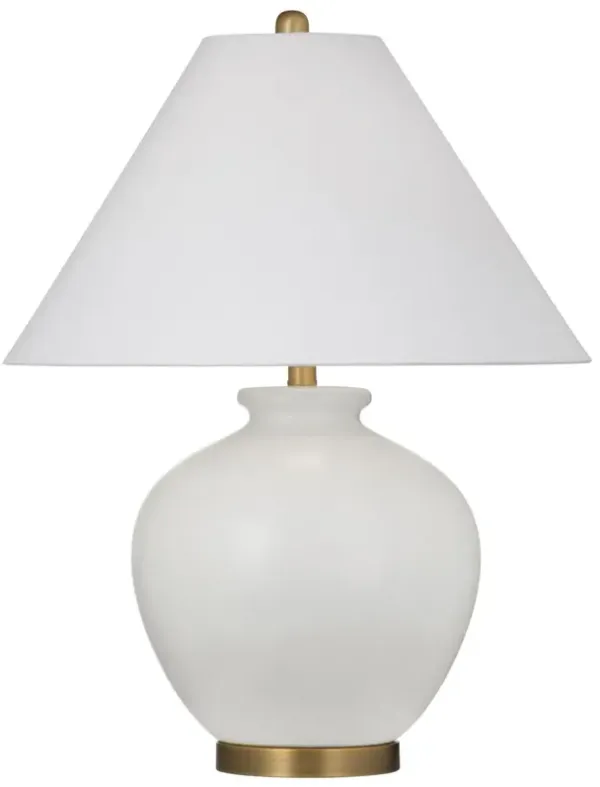 Erica Ceramic Table Lamp - White
