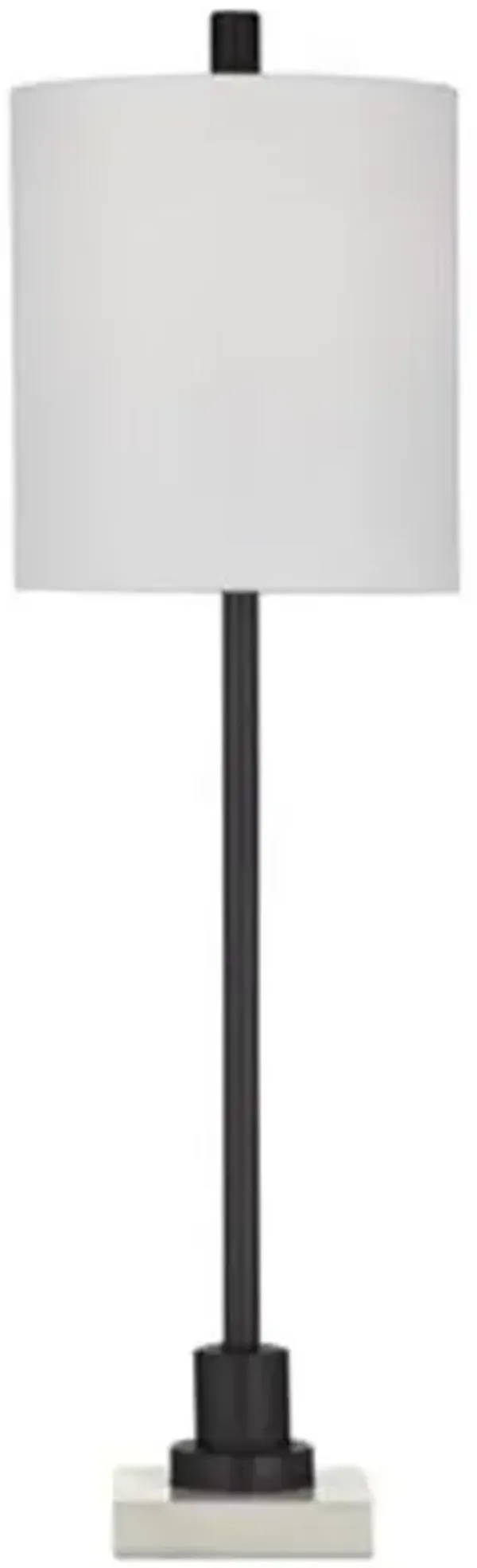Layla Marble Table Lamp - Bronze/White
