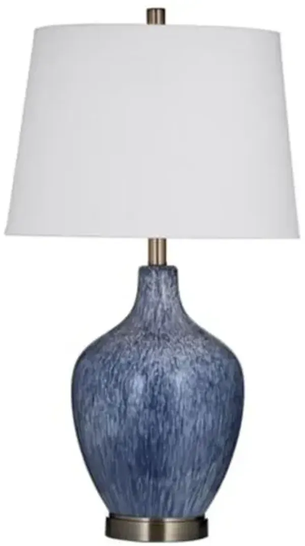 Rowe Ceramic Table Lamp - Blue