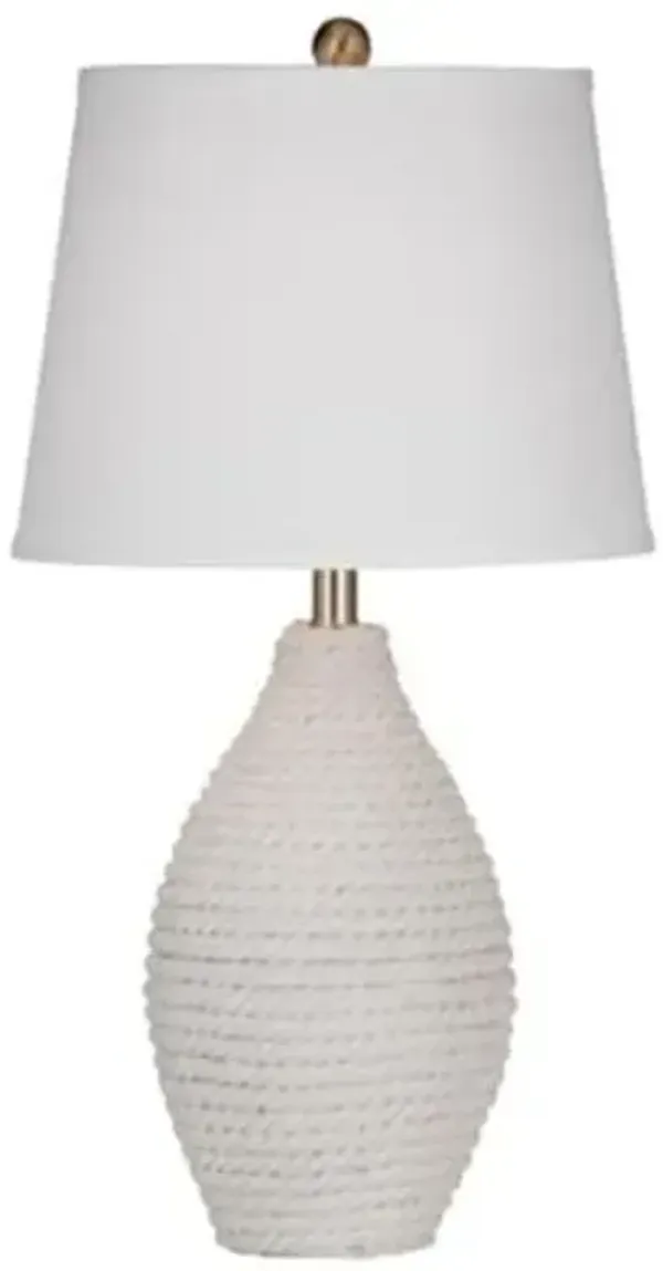 Viggo Rope Table Lamp - White