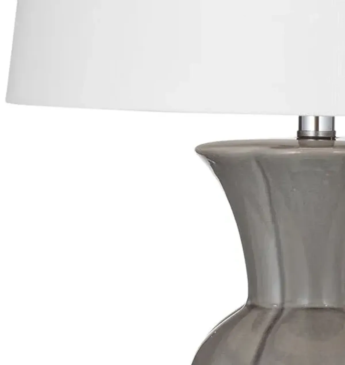 Imani Ceramic Table Lamp - Gray
