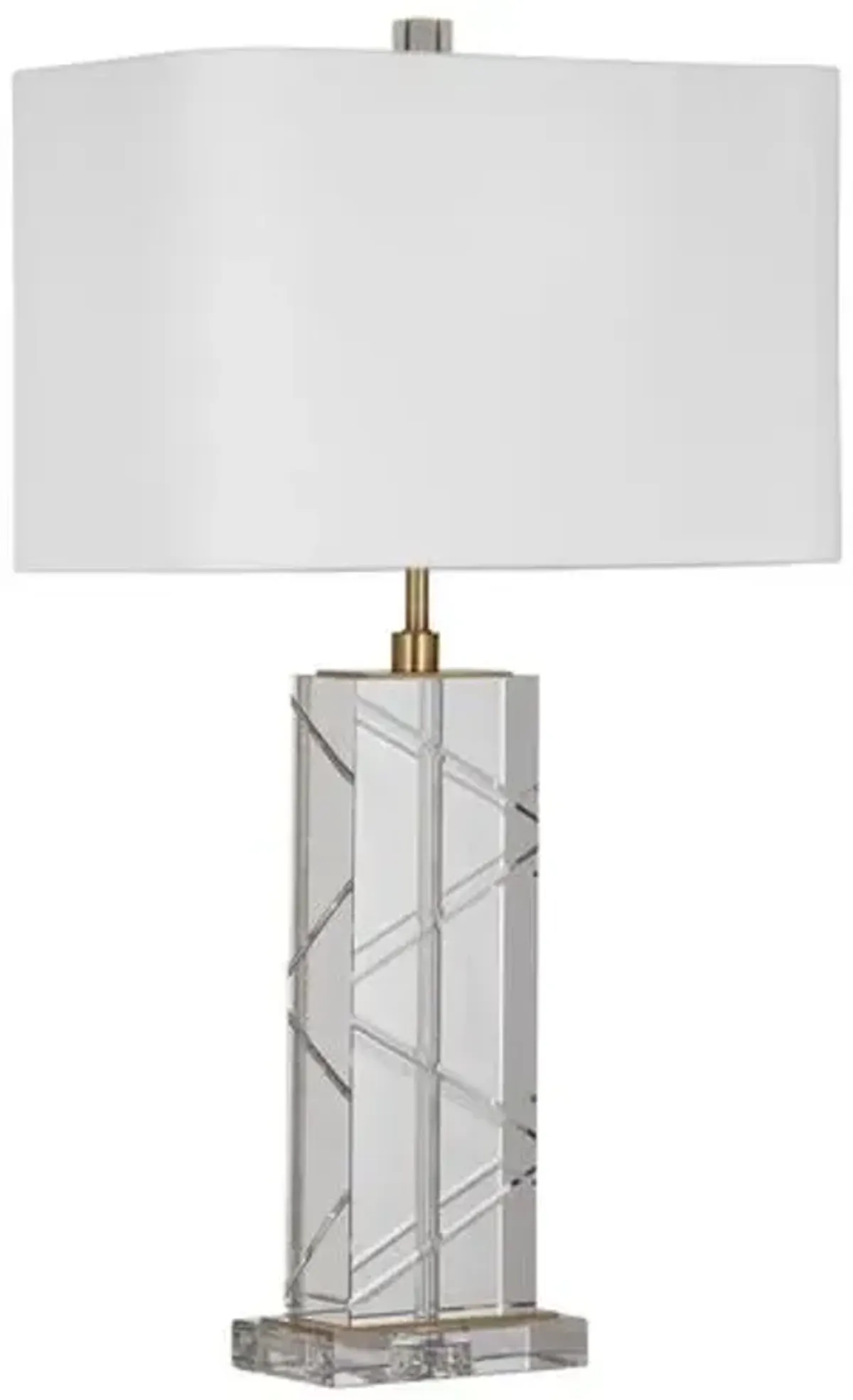 Alba Crystal Table Lamp - Clear