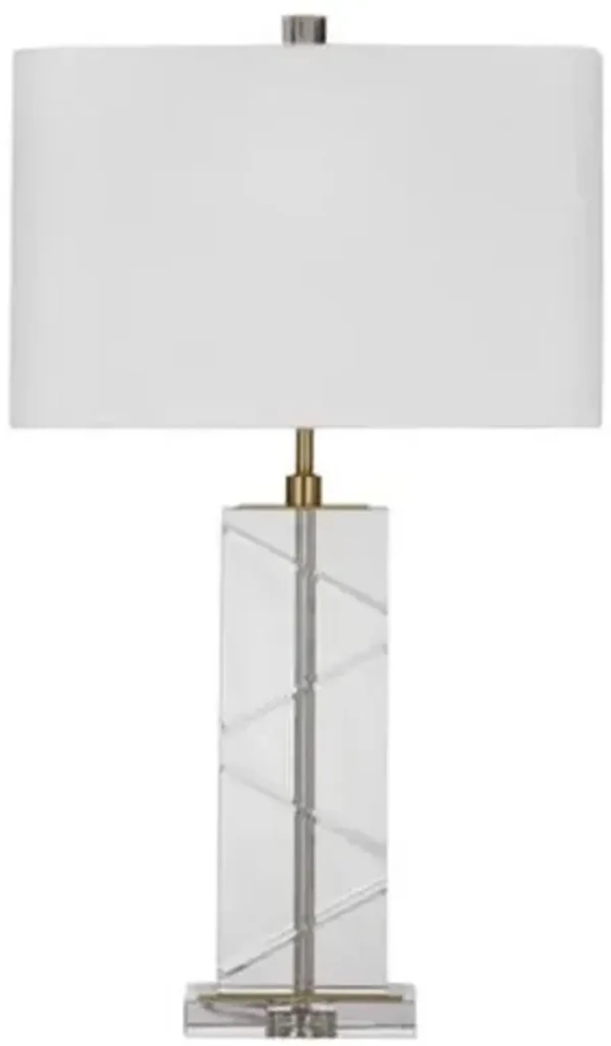 Alba Crystal Table Lamp - Clear
