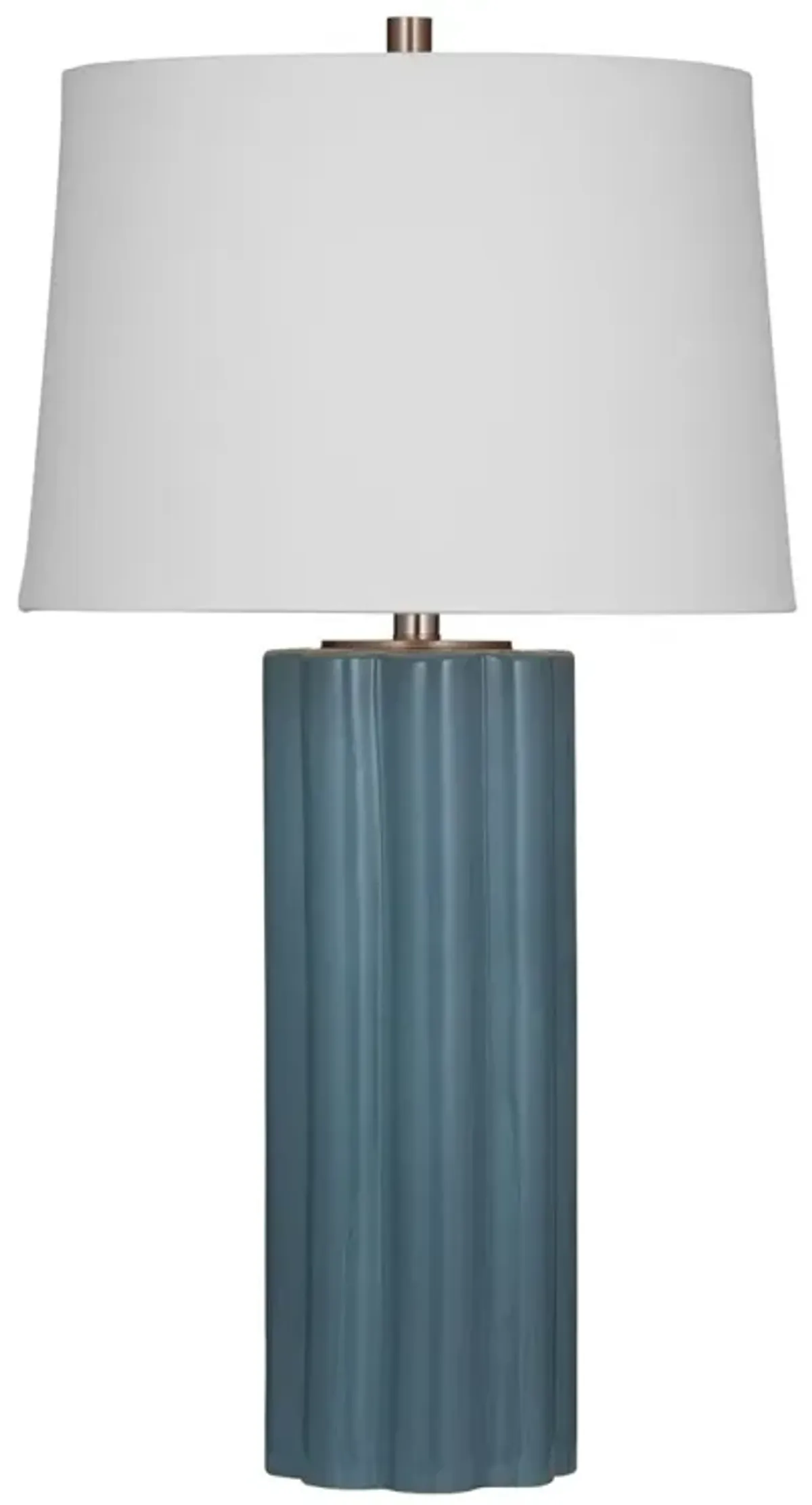 Tanith Ceramic Table Lamp - Blue
