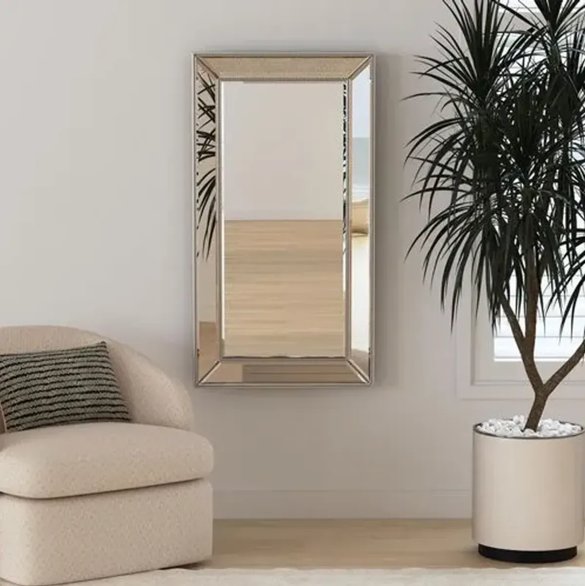 Lawrence Wall Mirror - Silver