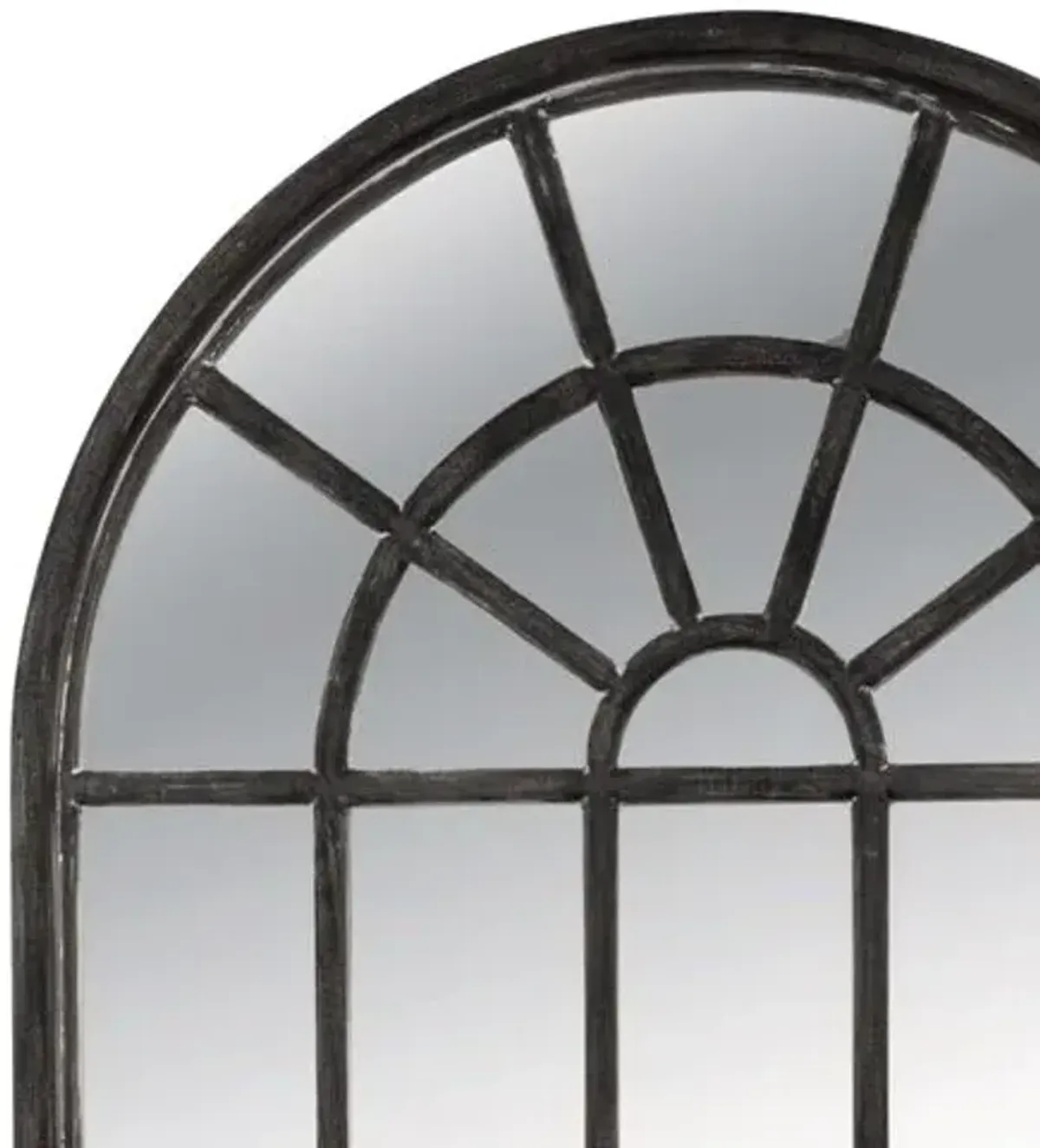 Nicholas Arched Floor Mirror - Dark Brown