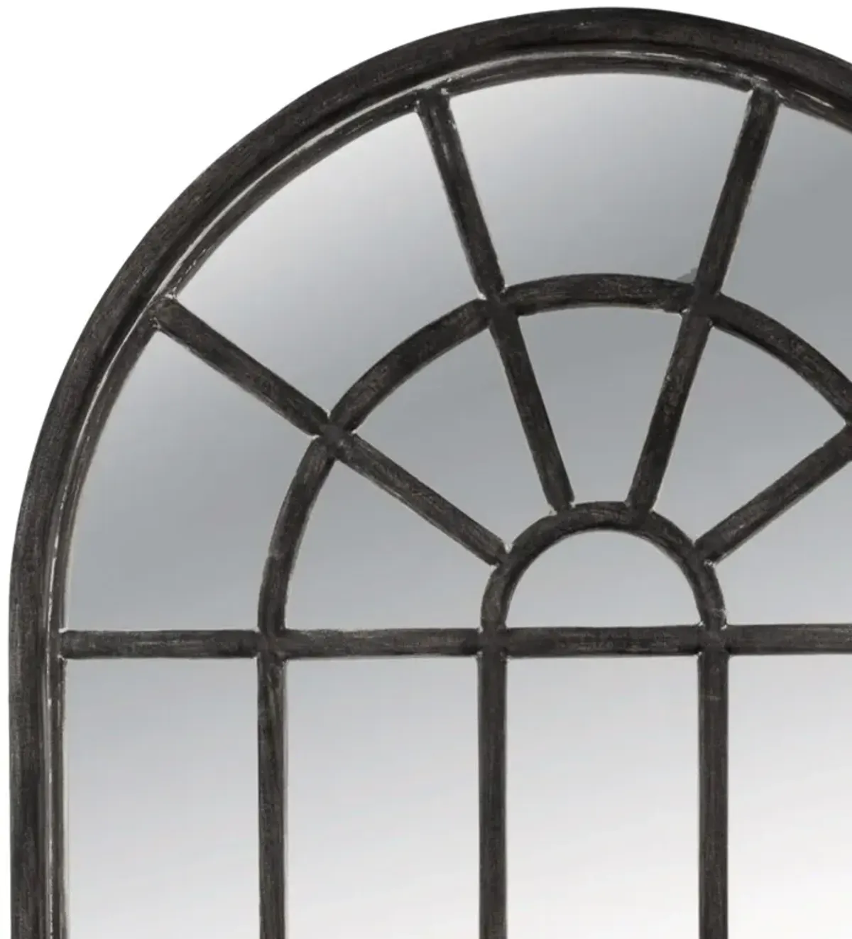Nicholas Arched Floor Mirror, Dark Brown