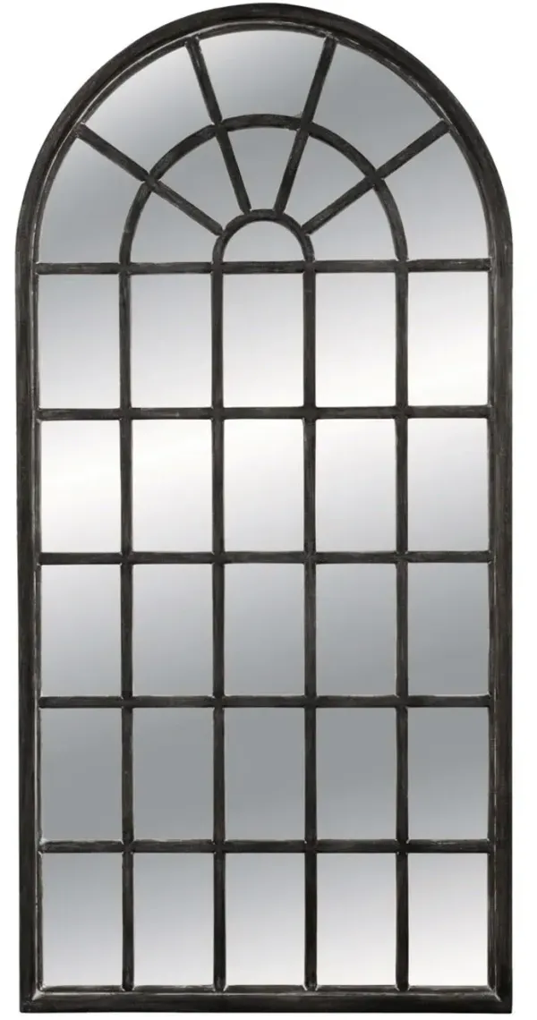 Nicholas Arched Floor Mirror, Dark Brown