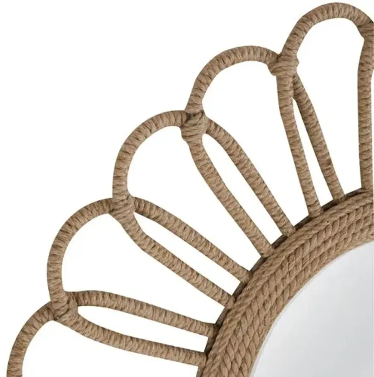 Sarai Rope Wall Mirror - Natural