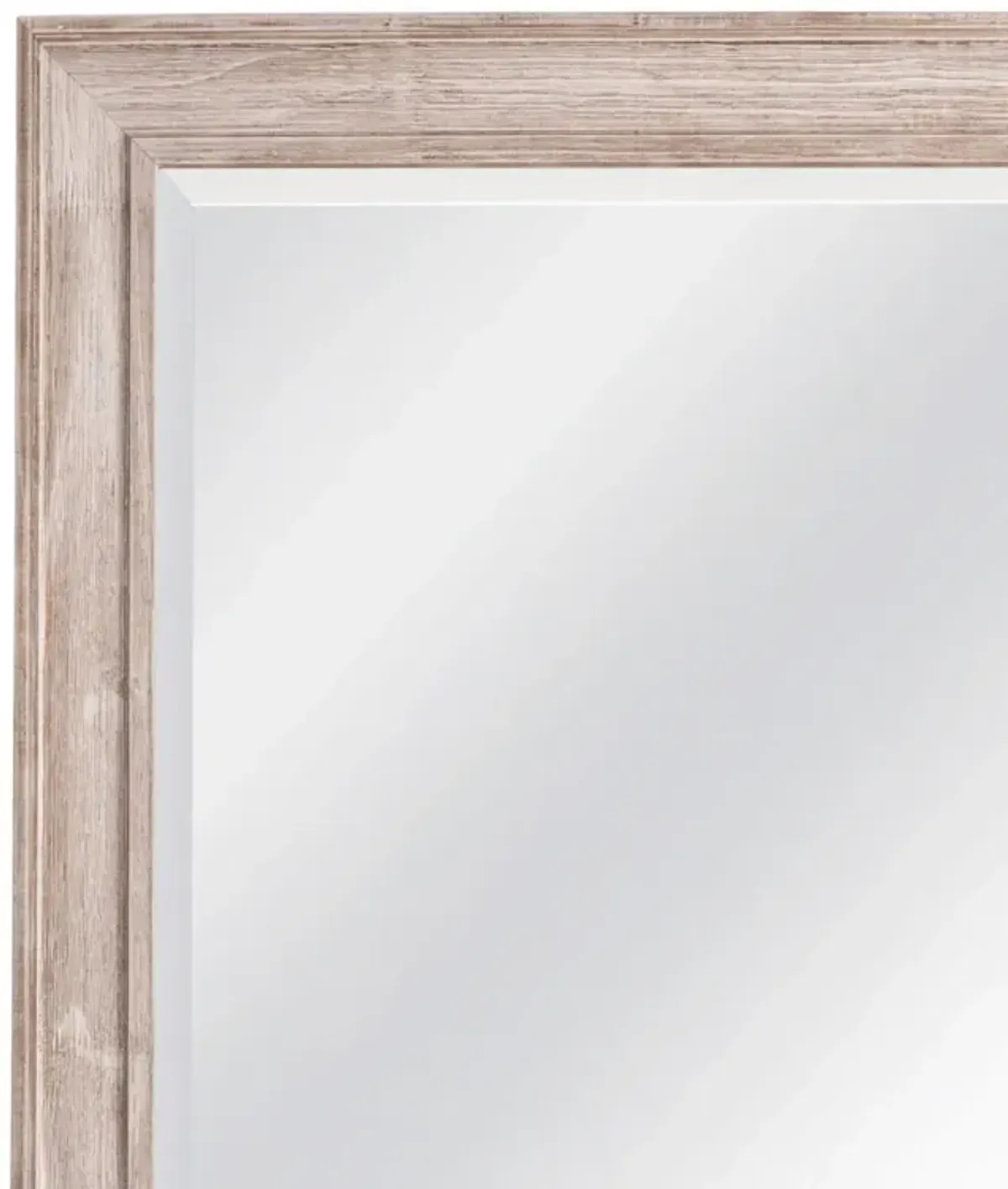 Molly Floor Mirror, White Wash