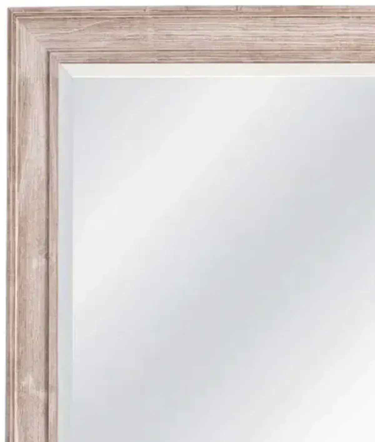 Molly Floor Mirror - White Wash