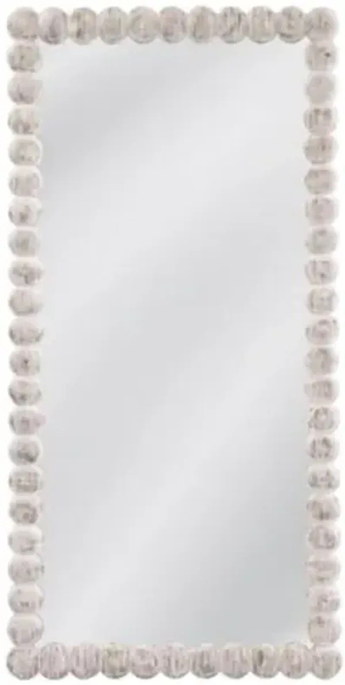 Jules Floor Mirror - White Wash