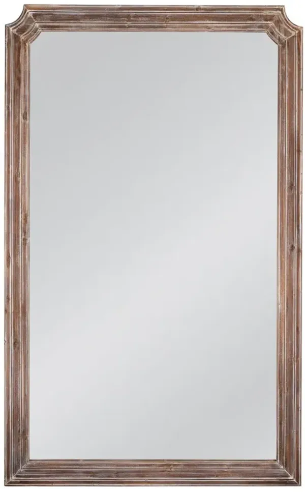 Lillian Floor Mirror, Weathered Natural