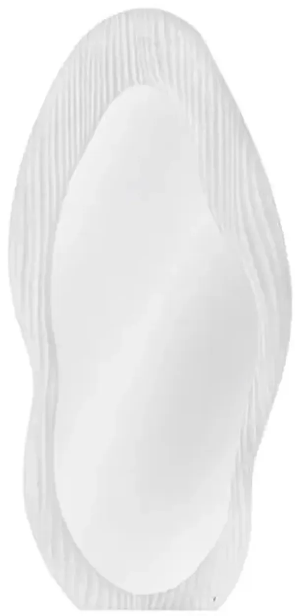 Alice Abstract Wall Mirror - Matte White