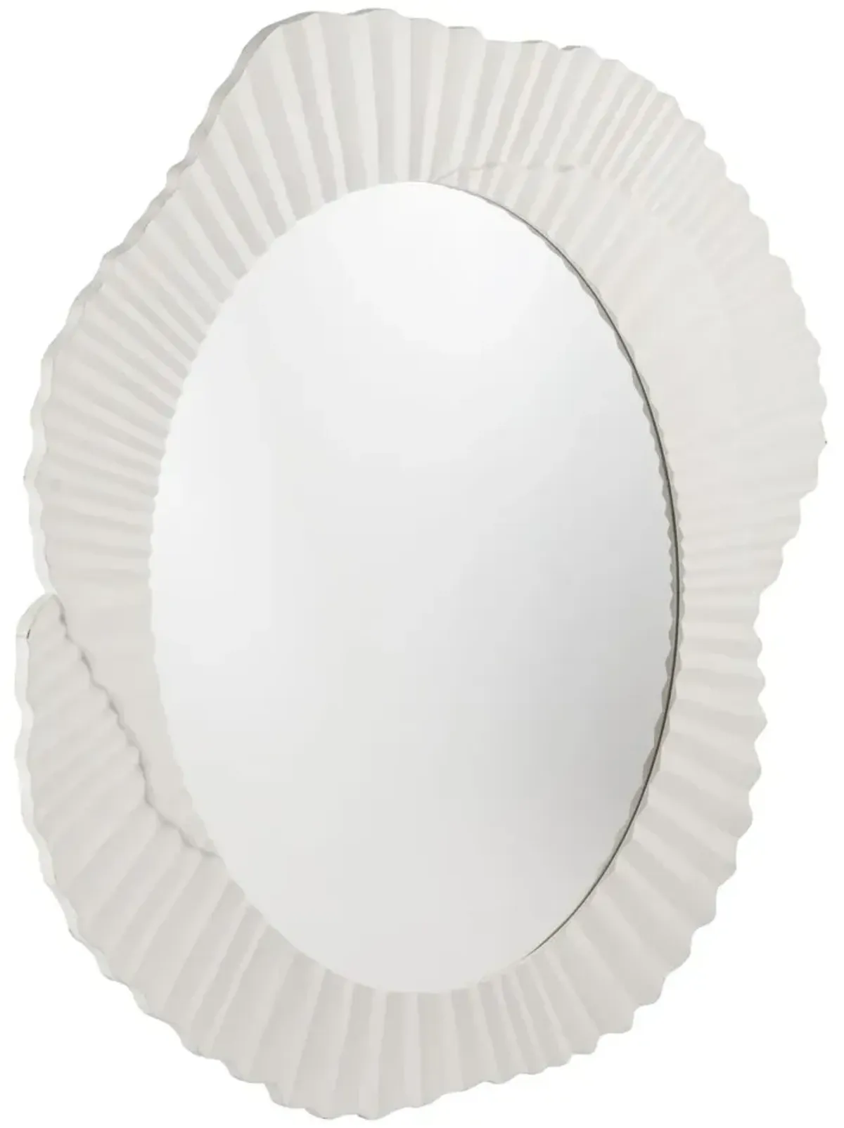 Bex Wall Mirror, Matte White
